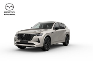 Mazda CX-60 e-Skyactiv PHEV Homura Plus - Zwart Nappa Leder | 12,3-inch TFT-kleurendisplay met bediening via centrale HMI Commander, touchscreen (voor Apple CarPlay / Android Auto™) of voice control | 12,3-inch digitale meterset | 20-inch lichtmetalen velgen, Black