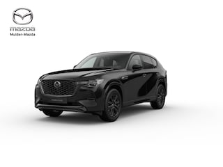 Mazda CX-60 e-Skyactiv PHEV Homura Business Edition | 12,3-inch TFT-kleurendisplay met bediening via centrale HMI Commander, touchscreen (voor Apple CarPlay / Android Auto™) of voice control | 12,3-inch digitale meterset | 20-inch lichtmetalen velgen, Black