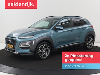 Hyundai Kona 1.6 GDI HEV Premium | 1e eigenaar | Stoelventilatie | Leder | Adaptive cruise | Head-Up | Trekhaak | Achterbankverwarming | Carplay | Navigatie | Keyless | Krell Audio | Side Assist | Stoelverwarming