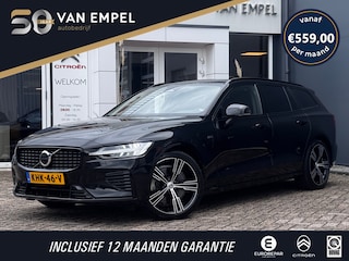 Volvo V60 2.0 T6 Plug-in hybrid AWD Ultimate Dark Long Range | Trekhaak | 100% SOH | Leder + Memory | Winter Pack