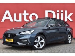 Seat Leon Sportstourer 1.5 eTSI FR Launch Edition LED | Pano | Keyless | Carplay | Camera | Trekhaak | Adapt. Cruise | Navi | Clima | PDC V+A | LMV