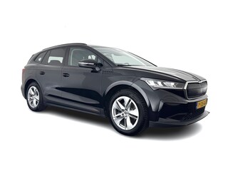 Skoda Enyaq iV 60 [ 3-Fase-11kW ] {SOH-88%} (INCL-BTW) *LEATHER-FABRIC | FULL-LED | DIGI-COCKPIT | CAMERA | KEYLESS | NAVI-FULLMAP | AMBIENTLIGHT | ECC | HEATED-COMFORTSEATS | PRIVACY-GLASS | DAB+ | PDC | CRUISE | 19"ALU*