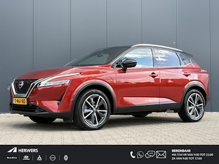 Nissan Qashqai 1.3 MHEV Tekna / Panorama dak / Trekhaak 1400kg geremd / Apple CarPlay/Android Auto / Cruise Control / Stoel en stuurverwarming /