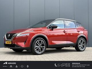 Nissan Qashqai 1.3 MHEV Tekna / Panorama dak / Trekhaak 1400kg geremd / Apple CarPlay/Android Auto / Cruise Control / Stoel en stuurverwarming /