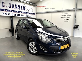 Opel Corsa 1.4-16V Berlin 1e Eigenaar!! weinig km's | Airco | Cruise control | ECO functie