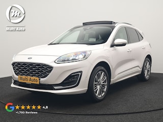 Ford Kuga 2.5 Vignale PHEV 225pk Dealer O.H. | Trekhaak Afn. | Panodak | Adaptive Cruise | Head Up | 360 Camera | Bang & Olufsen | Lederen Sportstoelen Memory & Verwarmd | Keyless | Achterbank Verwarmd | Blis | Stuur Verwarmd | Navigatie | DAB | Plug In Hybrid |