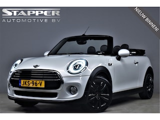 Mini Cooper Cabrio 1.5 136pk Chili Carplay/Navi/Led/H.Leer/Climate/Stoelverw./Lmv17"