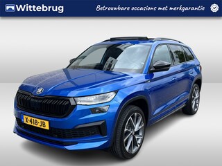Skoda Kodiaq 1.5 TSI Sportline / AUTOMAAT/ PANO/ TREKHAAK/ MEMORY SEAT/ STOELVERWARM./ PARK.SENSOREN V+A/ CAMERA/ ELEK.ACHTERKLEP/ KEYLESS/ SMARTLINK/ CRUISE CONTROL/ RIJ-MODI/ DIGITAL DASH/ DAB/ NAVI/ CLIMA/ LED/ 20'' LMV