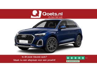 Audi Q5 50 TFSI e S edition Trekhaak - Privacy glas - Interieurvoorverwarming - Audi soundsystem - Achterbank plus - Sportstoelen vóór - Lendensteunen vóór, elektrisch verstelbaar - Cruise control - Achteruitrijcamera -