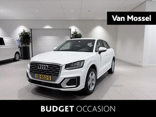 Audi Q2 35 TFSI CoD Sport Pro Line Achteropkomend Verkeer Waarschuwing | Airco | Autonomous Emergency Braking | Cruise Control | Lederen Sportstuur | Lichtmetalen Velgen 17'' | Multimedia-Voorbereiding | Navigatiesysteem | Parkeersensor Achter | Regensensor | Sportstoelen | Spraakbediening | Start/Stop Systeem | Wifi Voorbereiding | Aluminium Interieur Afwerking