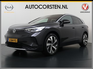 Volkswagen ID.4 First 82kWh SOH 93% Warmtepomp Trekhaak Camera Adap.Cruise Apple Carplay Android Auto Stuur+Stoelverwarming Navi Ecc Pdc Lmv 20" Led Wifi Voorruitverwarming DAB Isofix Verkeersbord detectie 1.000KG Trekgewicht 1e Eigenaar Dealeronderhouden