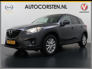 Mazda CX-5 2.0I 165PK Leder+Verwarmd Navi Bluetooth Ecc Cruise Control Pdc Skylease+ Adaptive Front-lighting RVM-Dodehoek monitoring System Lmv Privacy Glas TCS Lane Assist 1.800KG Trekgewicht Origineel Nederlandse Auto