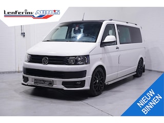 Volkswagen Transporter 2.0 TDI 140 pk L2 Dubbel Cabine Airco, 20" Vossen LMV, Trekhaak 2.500 kg, 6-Zits