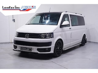 Volkswagen Transporter 2.0 TDI 140 pk L2 Dubbel Cabine Airco, 20" Vossen LMV, Trekhaak 2.500 kg, 6-Zits