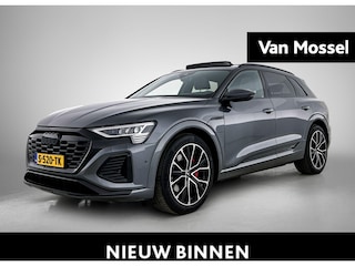 Audi Q8 e-tron 50 quattro S Edition 95 kWh 340 PK | S-line | Automaat | Navigatie | Panoramadak | Camera | 21' Lichtmetalen velgen | Privacy glas | Sfeerverlichting |
