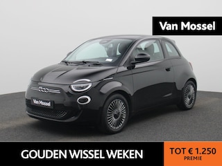 Fiat 500 e 42 kWh Icon | WORDT VERWACHT | | ACHTERUITRIJCAMERA | STOELVERWARMING | APPLE CARPLAY - ANDROID AUTO | CLIMATE CONTROL | CRUISE CONTROL |
