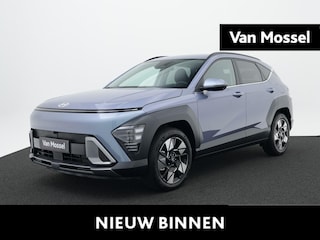 Hyundai Kona 1.6 GDI HEV Premium | Lederen bekleding | Stoelverkoeling | Stoelverwarming | Stuurverwarming | Adaptieve Cruise Control | 360 Camera | Keyless | DAB |
