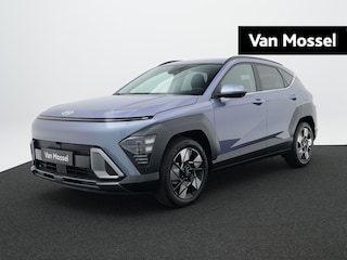 Hyundai Kona 1.6 GDI HEV Premium | Lederen bekleding | Stoelverkoeling | Stoelverwarming | Stuurverwarming | Adaptieve Cruise Control | 360 Camera | Keyless | DAB |