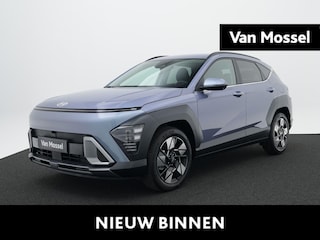 Hyundai Kona 1.6 GDI HEV Premium | Lederen bekleding | Stoelverkoeling | Stoelverwarming | Stuurverwarming | Adaptieve Cruise Control | 360 Camera | Keyless | DAB |