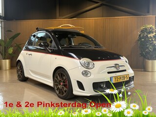Fiat 500 1.4-16V Abarth 140 PK Cabrio top Leder interieur Naviegatie Achteruit Camera Lmv Navigatie | Automaat