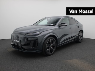 Audi Q6 e-tron edition quattro 100 kWh l Adaptive cruise control l Luchtvering l Glazen panoramadak l Geheugen best.stoel l Dodehoekdetectie l Stuurverwarming l MMI-bijrijdersscherm l 360 graden camera l Head-up display l Trekhaak l Elektrisch verstelbaar stuur l Alarm klasse III l Warmtepomp l