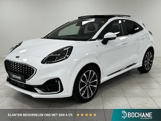 Ford Puma 1.0 EcoBoost Hybrid ST-Line Vignale ELEKTRISCH PANORAMADAK | AFNEEMBARE TREKHAAK | LEDEREN BEKLEDING | COMPLETE AUTO!