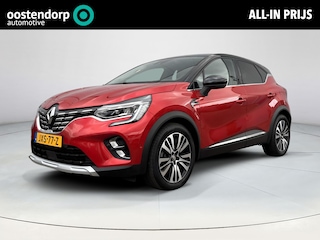 Renault Captur 1.6 E-Tech Plug-in Hybrid 160 Initiale Paris SOH 81,2%| Automaat | GEEN AFLEVERKOSTEN | Lederen bekleding | Apple Carplay / Android Auto | Adaptieve Cruise Control |