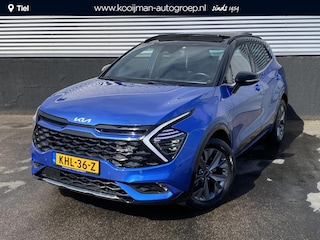 Kia Sportage 1.6 T-GDi Hybrid GT-Line Schuif-/kanteldak, stuur- & stoelverwarming, parkeersensoren, navigatie Apple CarPlay/Android Auto, dodehoekdetectie, auto VOL luxe!