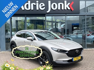 Mazda CX-30 2.0 e-SkyActiv-X M Hybrid Luxury | AUTOMAAT | GARANTIE 4/2029 | APPLE + ANDROID AUTO | STOEL + STUUR VERWARMING | LEDER | ELEKT.A ACHTERKLEP | 1e EIGENAAR | NED. AUTO | Bose AUDIO |