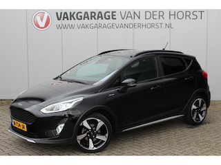 Ford Fiesta 1.0-95pk EcoBoost Active X. Zeer nette Ford Fiesta Active, slechts 41.000km. Autm. airco, All season banden, LM wielen, Stoel-, stuur- en voorraamverw., LED verl., Telefoonvoorb., Navigatie, Cruise control etc.