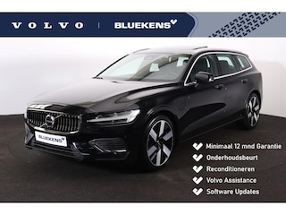Volvo V60 T6 Recharge AWD Plus Bright - Panorama/schuifdak - Bowers & Wilkins audio - Parkeercamera achter - Verwarmde voorstoelen, stuur & achterbank - Parkeersensoren voor & achter - Elektr. bedienb. voorstoelen met geheugen - Cruise control - 19' LMV