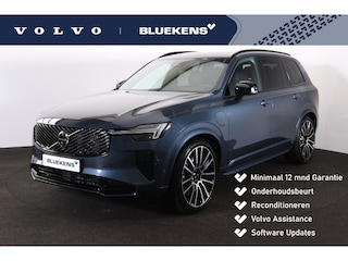 Volvo XC90 T8 Recharge AWD Ultra Dark Exec. Ed. - Luchtvering - IntelliSafe Assist & Surround - 360º Camera - Bowers & Wilkins audio - Adaptieve LED koplampen - Verwarmde voorstoelen, stuur & achterbank - Parkeersensoren voor & achter - Elektr. bedienb. voorstoelen met geheugen - Head up display - Draadloze tel. lader - Extra getint glas - 22' LMV