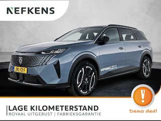 Peugeot 5008 SUV Allure Avantage 73 kWh 210pk | DEMO | 503km WLTP Actieradius | 7 Zitplaatsen | Navigatie | 360° Camera | Half lederen AGR stoelen | Stoel- en stuurverwarming | Adaptieve Cruise Control | Climate Control | Parkeersensoren v+a | Dodehoeksensor | Led koplampen | Keyless | Draadloze Apple Carplay / Android Auto + Telefoonlader | Donker getint glas | Trekhaak | 19" Lichtmetalen velgen |