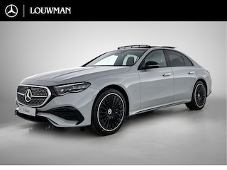 Mercedes-Benz E-klasse 300 e Business Solution AMG | Premium pakket | Winterpakket | Nightpakket | Leder pakket | 360° camera | Trekhaak | Panoramaschuifdak | 20-inch multi-spaak AMG velgen | GUARD 360° | Burmester® 4D surround sound |