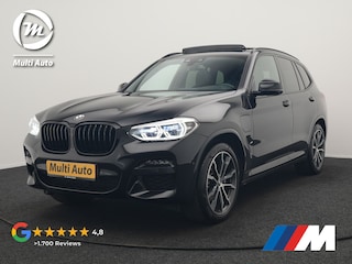 BMW X3 xDrive30e M Sport PHEV 293pk Dealer O.H. | Trekhaak Af Fabriek | Panodak | Head Up | 360 Camera | Adaptief Onderstel | Lederen Sportstoelen Memory & Verwarmd | Sfeerverlichting | Stuur Verwarmd | Keyless | Blis | Apple Carplay | Plug In Hybrid |