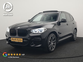 BMW X3 xDrive30e M Sport PHEV 293pk Dealer O.H. | Trekhaak Af Fabriek | Panodak | Head Up | 360 Camera | Adaptief Onderstel | Lederen Sportstoelen Memory & Verwarmd | Sfeerverlichting | Stuur Verwarmd | Keyless | Blis | Apple Carplay | Plug In Hybrid |