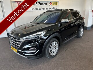 Hyundai Tucson 1.6 T-GDi Premium 4WD Automaat | Panoramadak | Inklapbare trekhaak | Lederen bekleding | Cruise control | Stoelverwarming+verkoeling | Achteruitrijcamera | Lane assist | Dodehoeksdetectie | Stuurverwarming