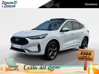 Ford Kuga 2.5 PHEV ST-Line X Panorama dak | Head-up display | Navigatie | Apple carplay & Android auto | Winter pack | Parkeersensoren voor en achter | Achteruitrijcamera | Dodehoek detectie | Elektrische inklapbare trekhaak | Draadloos opladen mobiel | Fabrieksgarantie t/m 02-2027