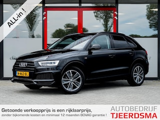 Audi Q3 1.4 TFSI CoD Sport S Line Edition | Trekhaak | Stoelverwarming | Navigatie | Cruise Control | Keyless Entry | Elektrische Kofferklep | LED Koplampen | Climate Control | Privacy Glas | All Season Banden |