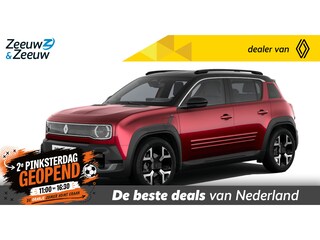 Renault 4 Techno comfort range | Profiteer nu van €1.800,- Zeeuw & Zeeuw voorraadkorting | NU met GRATIS 5 jaar fabrieksgarantie | 409KM Actieradius | 165km laden in slechts 15 minuten | Nu in de showroom |