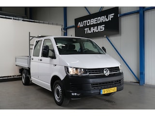 Volkswagen Transporter 2.0 TDI L2H1 DC Comfortline Pick-up - Airco, Cruise, PDC, Trekhaak.