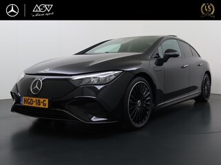 Mercedes-Benz EQE 300 AMG Business Solution 90 kWh Accu | Luchtvering (Airmatic) | Panorama - Schuifdak | Distronic Cruise Control | 21" Multispaaks AMG Velgen | Leder Bekleding | Memory Seats | Lederen Bekleding