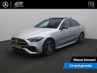 Mercedes-Benz C-klasse 300 e AMG Business Solution | Panorama - Schuifdak | Head-Up Display | Memory Seats | Burmester Surround System | 360° Camera