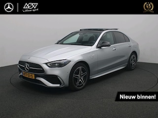Mercedes-Benz C-klasse 300 e AMG Business Solution | Panorama - Schuifdak | Head-Up Display | Memory Seats | Burmester Surround System | 360° Camera