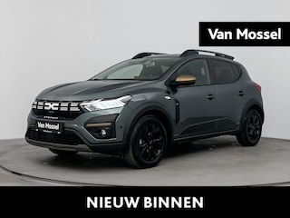 Dacia Sandero Stepway 1.0 TCe 90Pk Extreme | Navigatie | Apple & Android Carplay | Schuif-Kanteldak | Trekhaak | Climate Control | Parkeersensoren Voor & Achter | Achteruitrijcamera | Keyless Entry | Privacy Glass |
