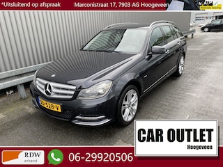 Mercedes-Benz C-klasse Estate 180 Business Class 125! Avantgarde AUTOMAAT, Leer/Stof, Navi, CC, Clima, PDC, LM, Inklapbare Trekh, – Inruil Mogelijk –