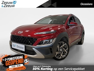 Hyundai Kona 1.6 HYBRID | PREMIUM SKY | SCHUIF/ KANTEL DAK | 18'' VELGEN | LEDER |