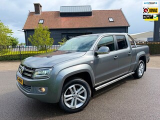 Volkswagen Amarok 2.0 TDI 180PK Highline AUTOMAAT DUBBEL-CABINE 5 PERSOONS LEER NAVI CAMERA TREKHAAK