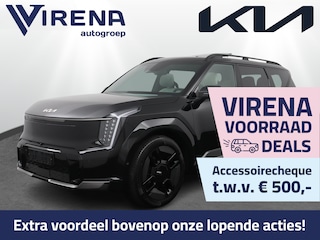 Kia EV9 GT-Line AWD 99.8 kWh - Prijs incl. inruilpremie - Prijs incl. inruilpremie - 7 zits - Panoramadak - 360 graden camera - Head-Up Display - Meridian Audio - Fabrieksgarantie tot 02-2033