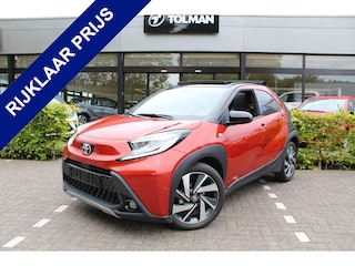 Toyota Aygo 1.0 VVT-i S-CVT Premium Cabrio | Rijklaar | Keyless | Stoelverw. | Sensoren v+a | Apple/Android | Camera | Half-leder